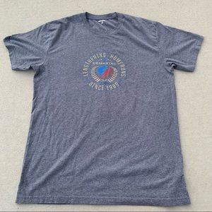 Demarini T Shirt Heather Gray Baseball Large